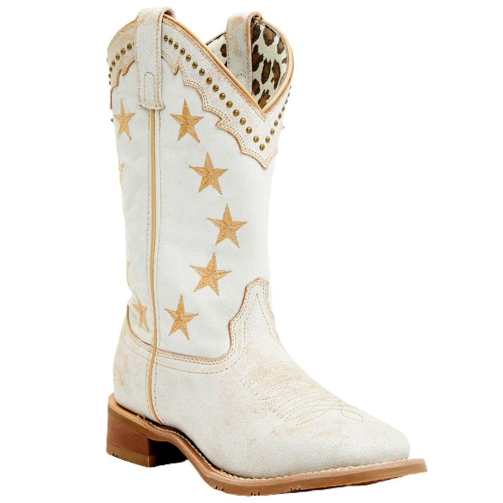 Laredo Women's Early Star Western Boots - Broad Square Toe (Medium Sizes)
